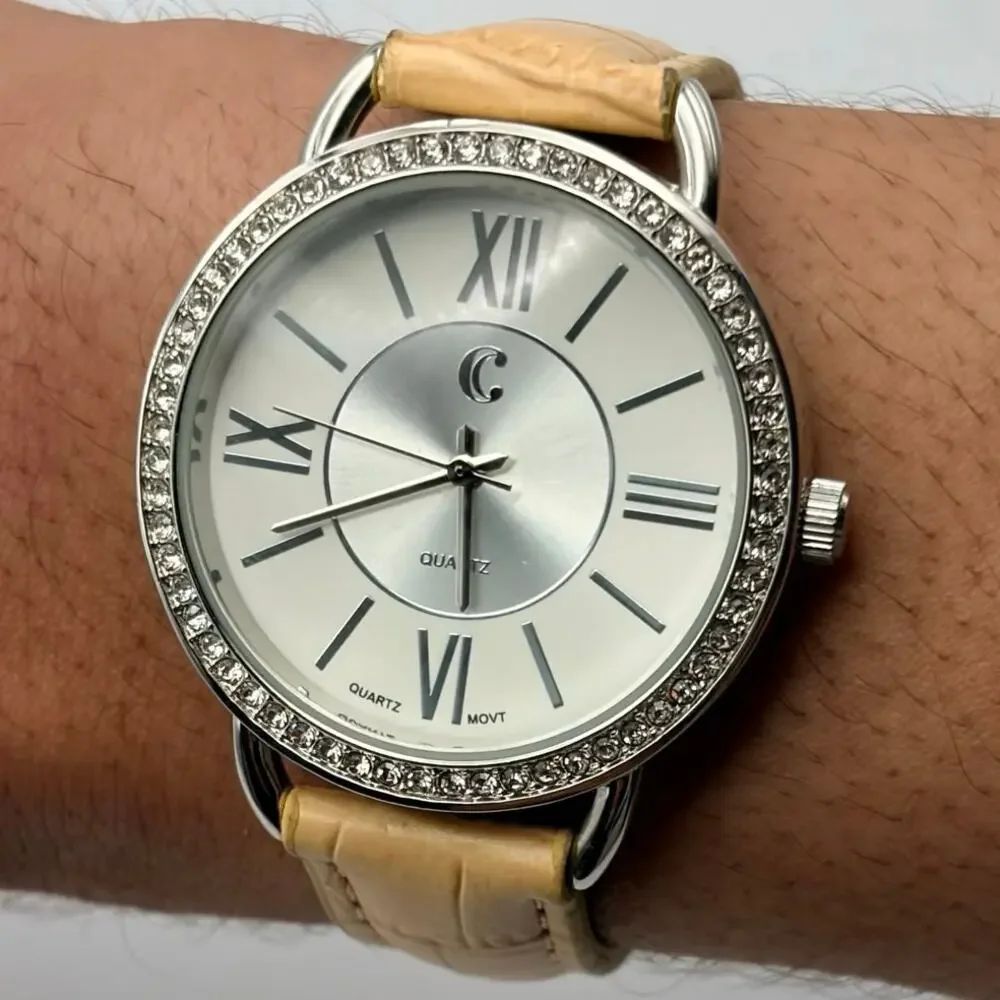 Silver & Cream Charming Charlie Watch